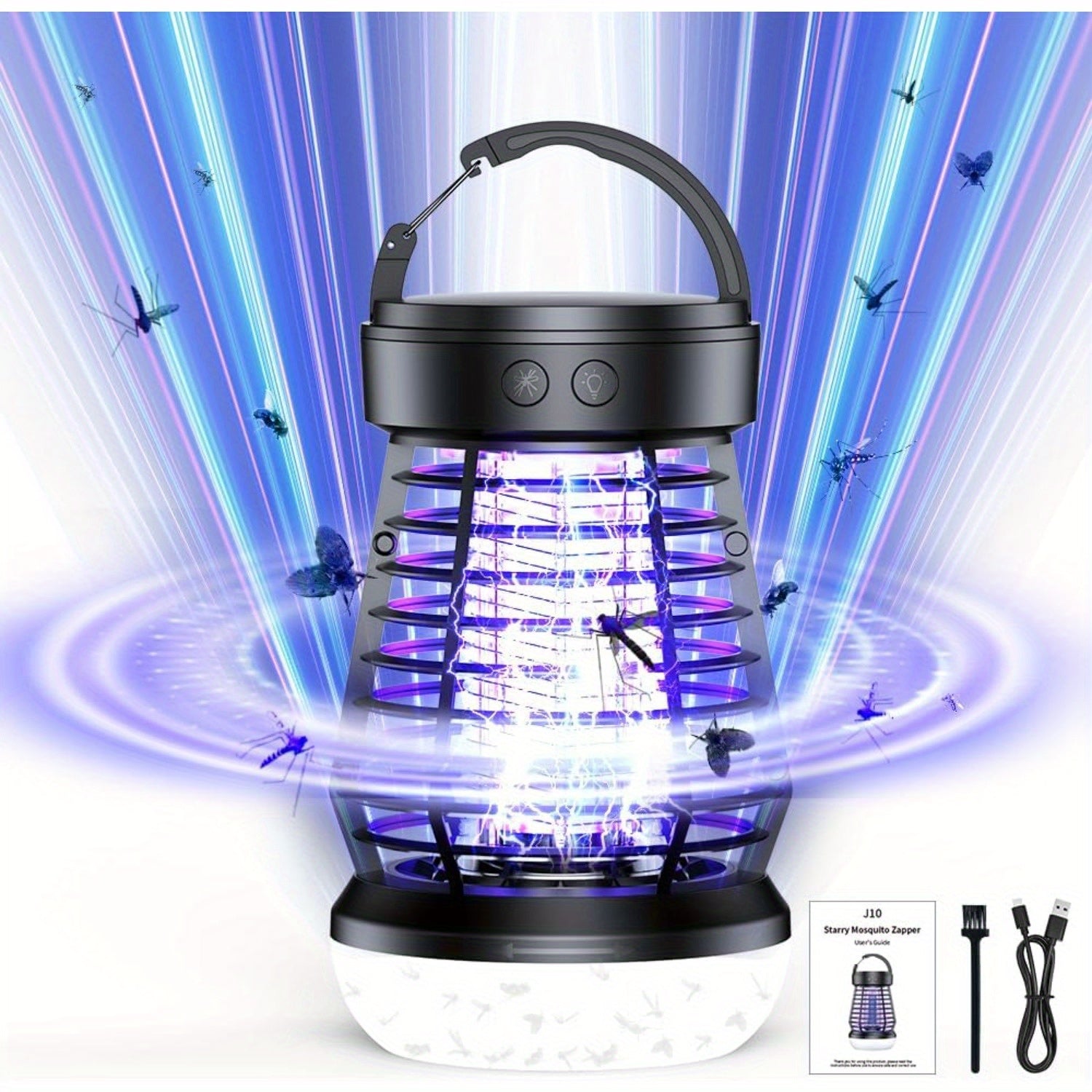 USB‑Powered Mosquito Extermination Lamp with Four Brightness Levels – Indoor and Outdoor Use