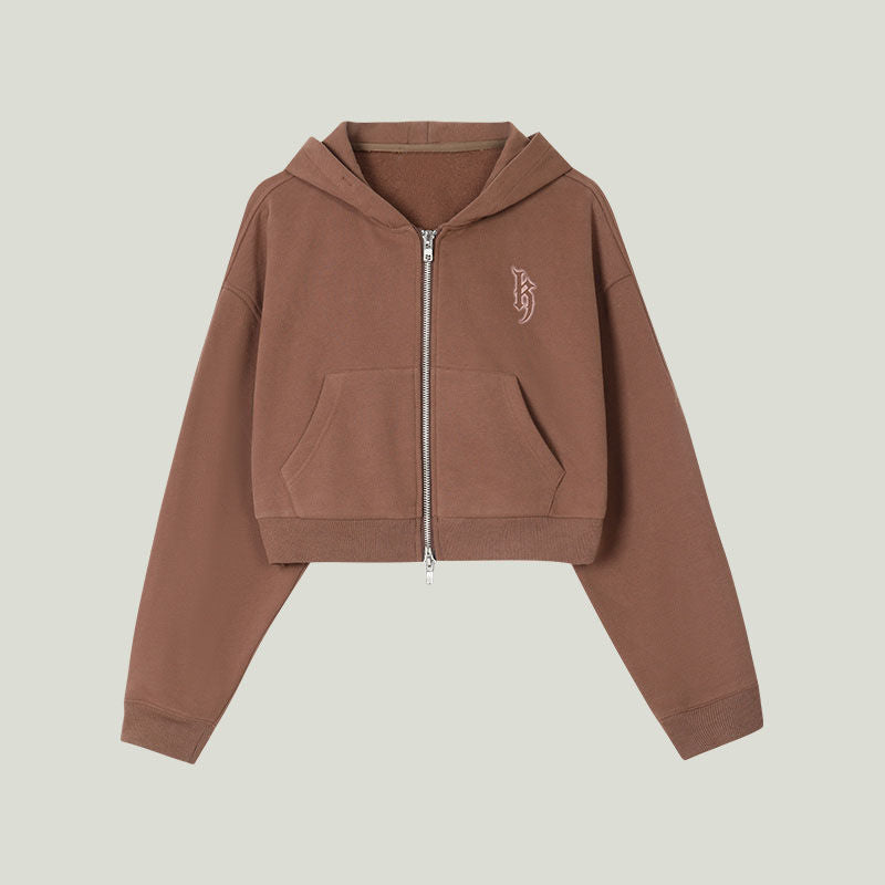 Retro Double-Zipper Oversized Hoodie for Women