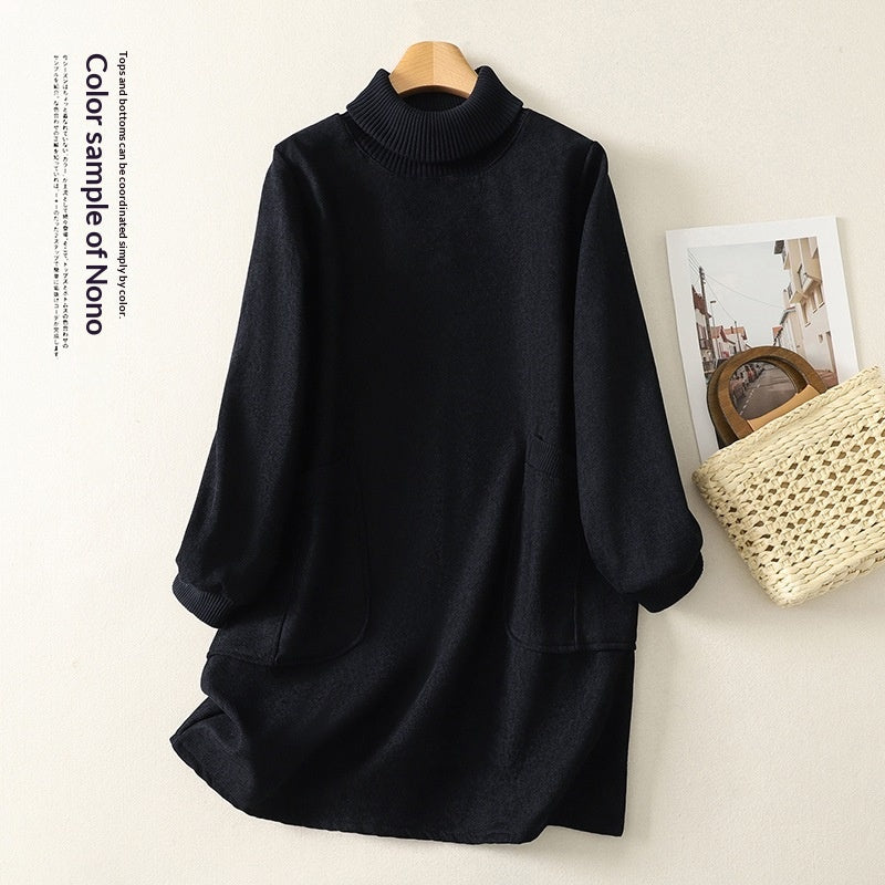 Womens Thickened Warm Casual Dress