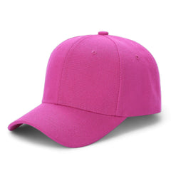 Unisex premium adjustable baseball cap with curved visor