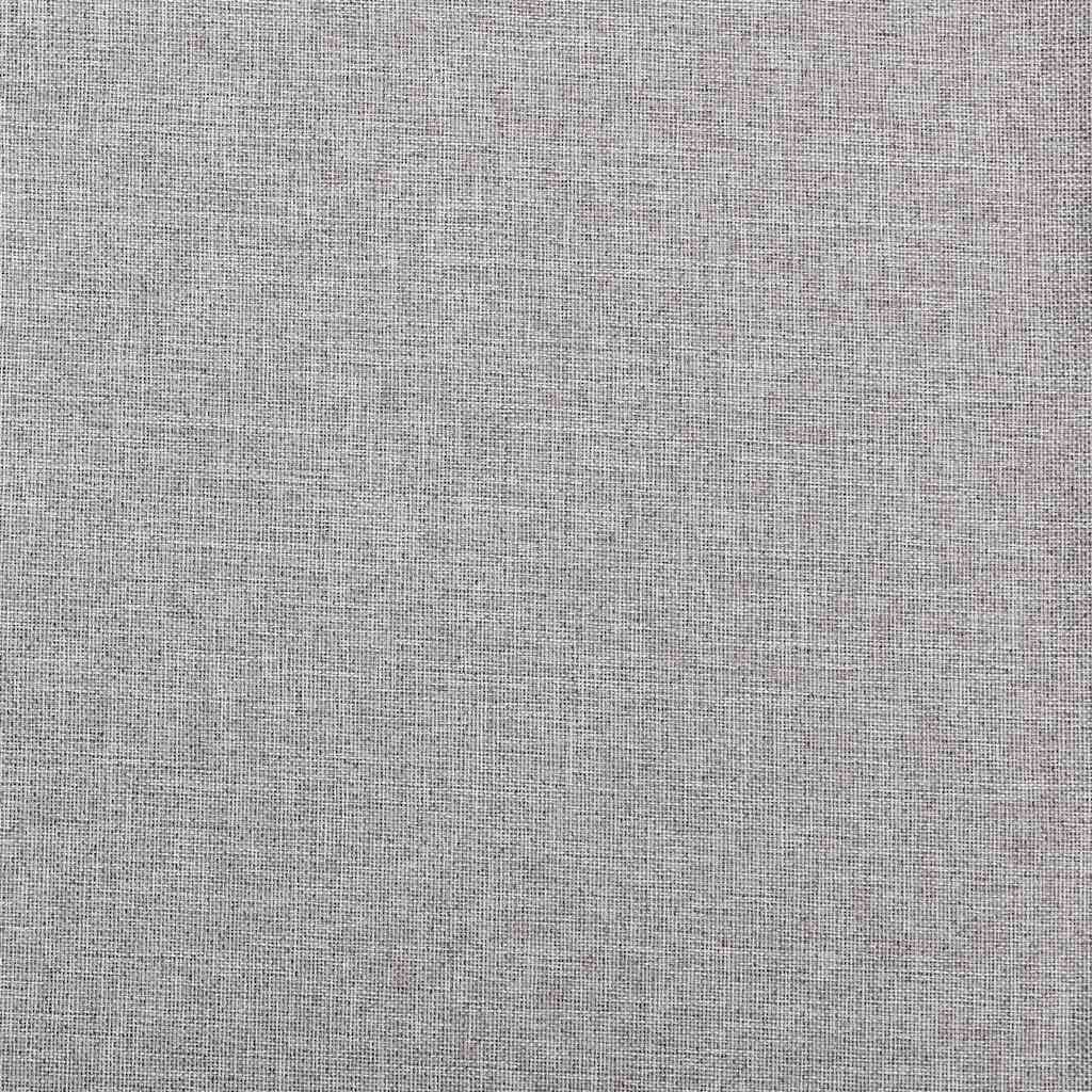 Blackout Curtain with Hooks, Linen Look; Blackout Curtain with