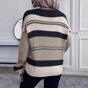 Loose-fit Pullover Knitted Sweater for Women