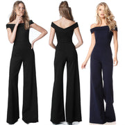 Off-Shoulder Chic Casual Jumpsuit