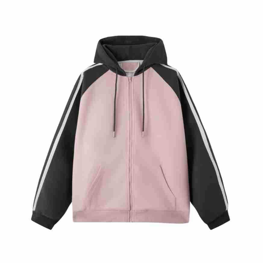 Women's Oversized Striped Color-Block Cardigan Coat