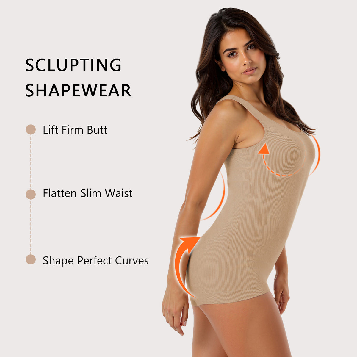 Women's Waist Trainer Tummy Slimmer Body Shaper Bodysuit