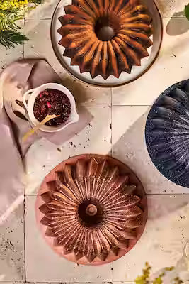 26cm copper cake mold with granite non-stick coating