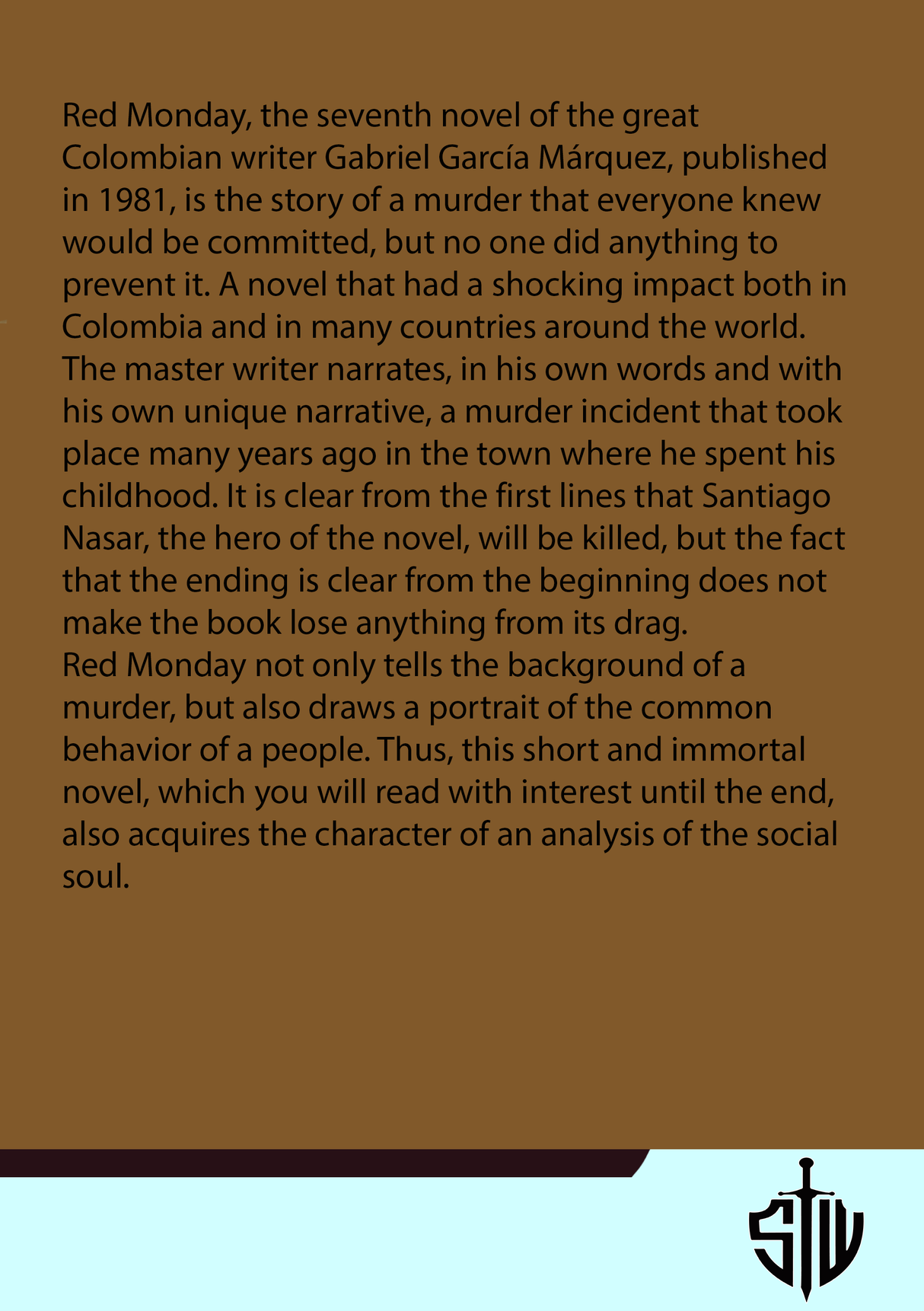 Red Monday - Gabriel Garcia Marquez