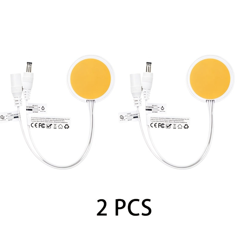 Wooden Furniture Touch Sensor Dimming Switch, 5‑24 V, 30 mm Penetration, Hidden Surface, Black or White, for LED Light Strip Décor