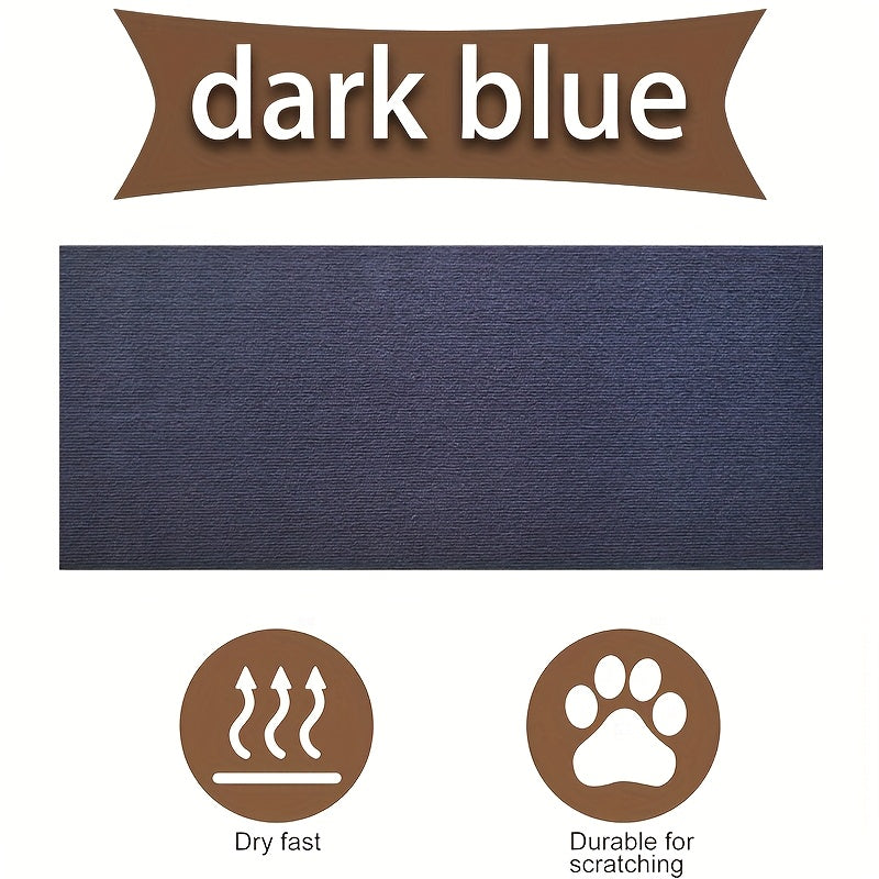 Interactive Cat Scratching Mat & Climbing Board - Multi-size Pack, Durable Polyester, Modern Design With Colorful Stripes, Perfect Gift For Cats