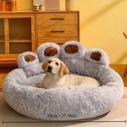 Extra Long Dog Bed - Non-Slip Plush Pet Mattress, Soft Kennel Pad For Large, Medium, Small Dogs Heavy-Duty Bed For Indoor, Travel, Home Ideal For Labs, German Shepherds, Golden Retrievers Easy-Clea...
