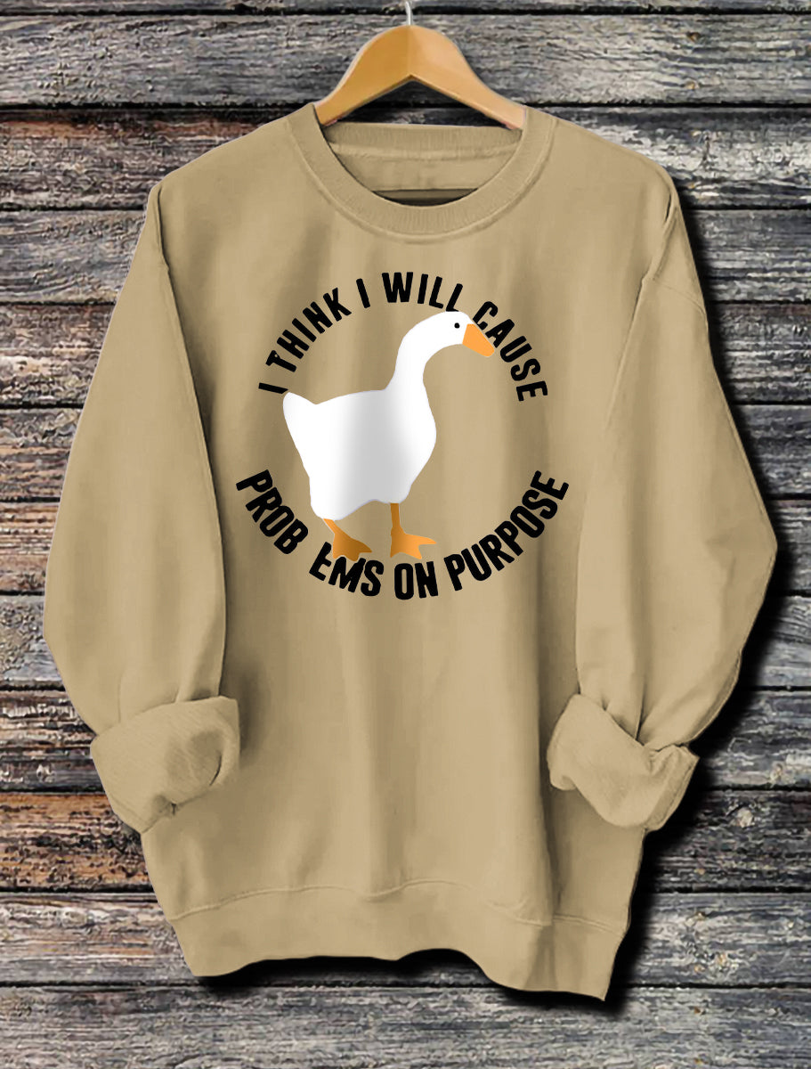 Women's Printed Long Sleeve Hoodie Casual Pullover
