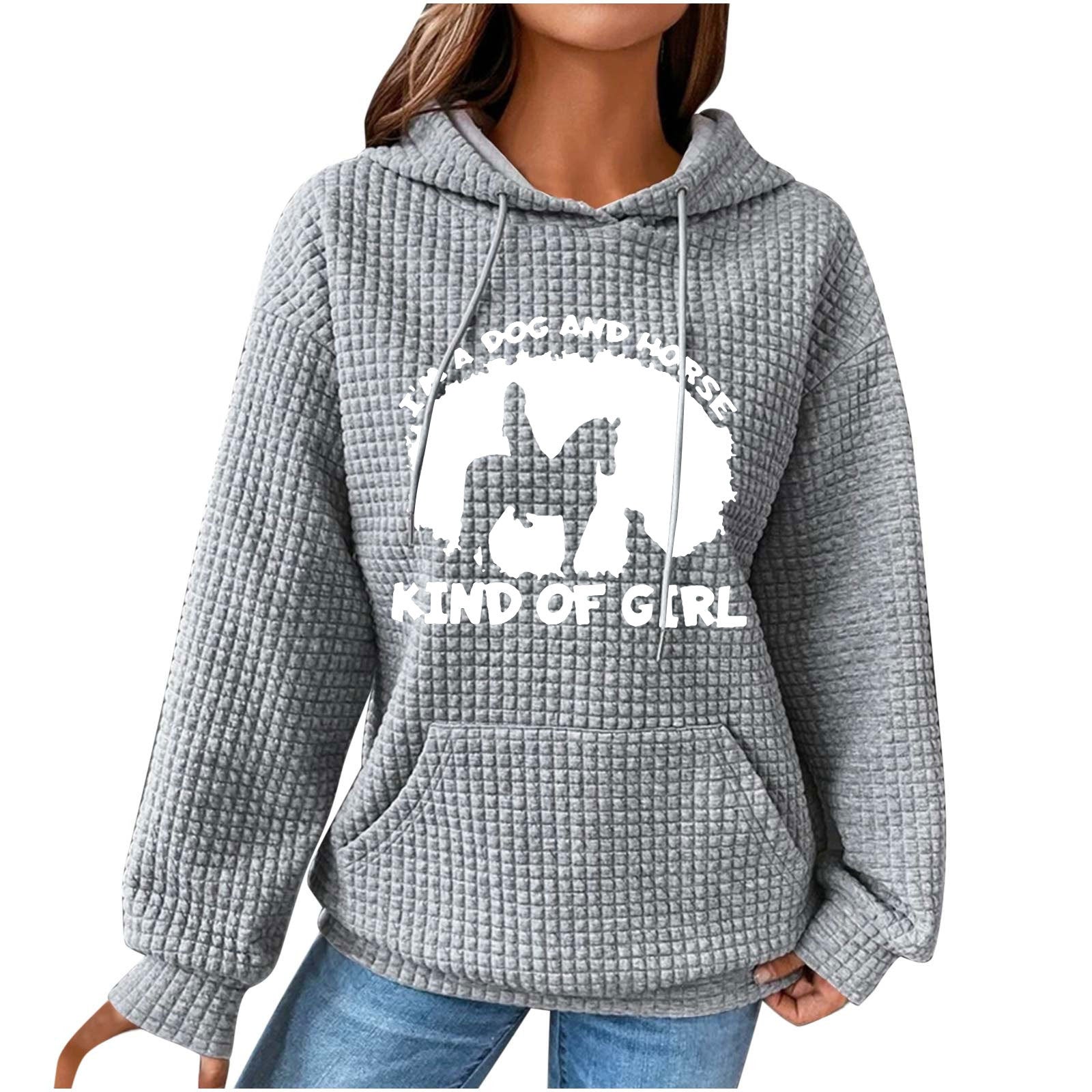Women's Plaid Pocket Long Sleeve Casual Top
