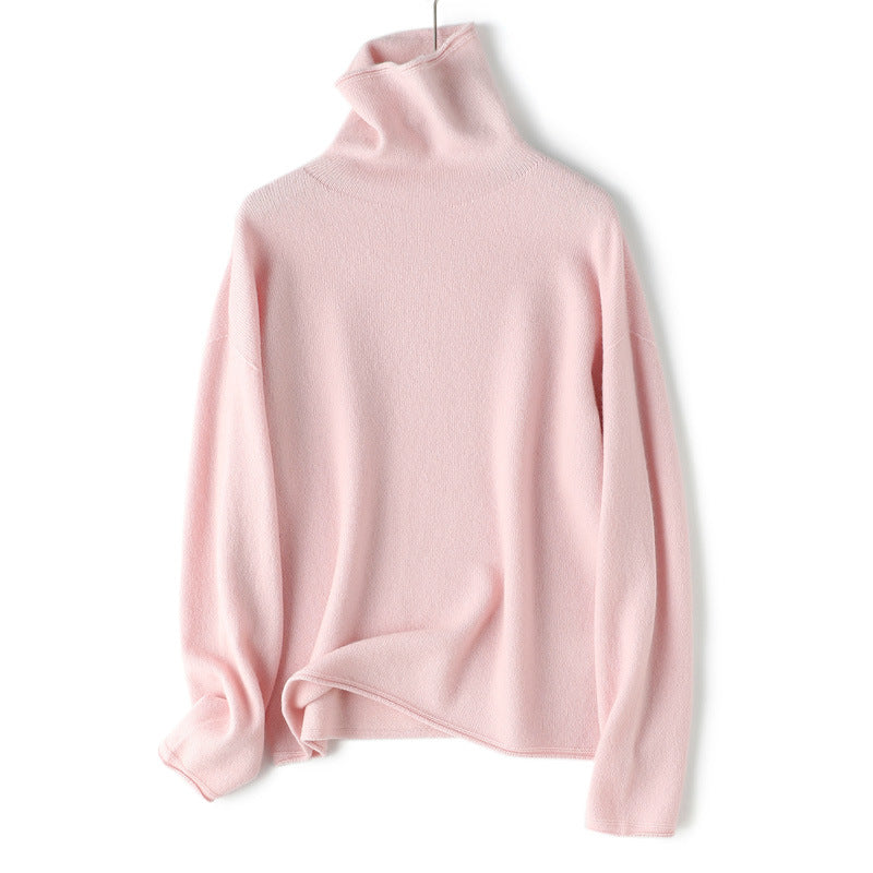 Seamless All-in-one Cashmere Knit Sweater in Dopamine Hues