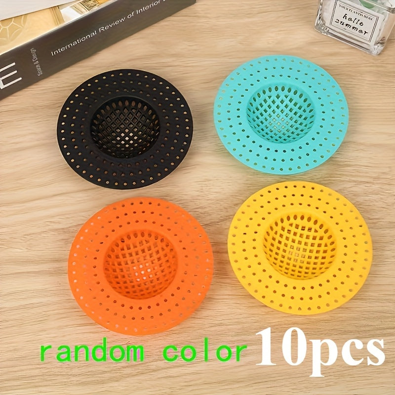 Anti‑Clog Sink Drain Filter Set – Random Color, Multi‑Pack