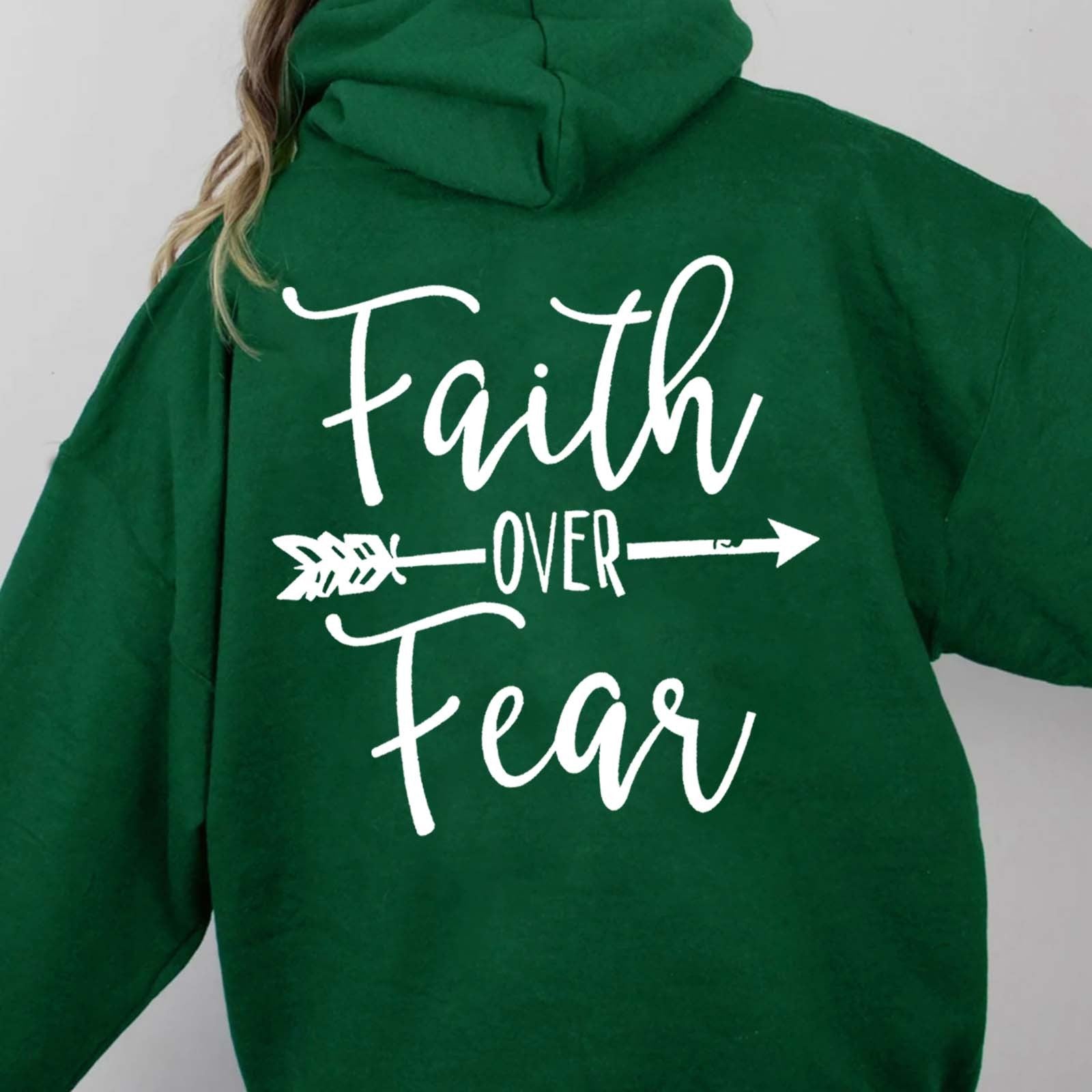 Cozy Fleece Letter Print Kangaroo Pocket Women's Hoodie