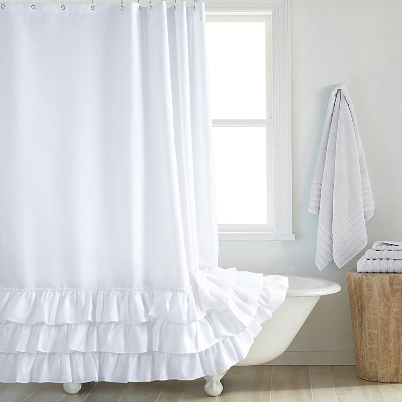 Fashion and Environment-friendly Polyester Fabrics Thickened Shower Curtain