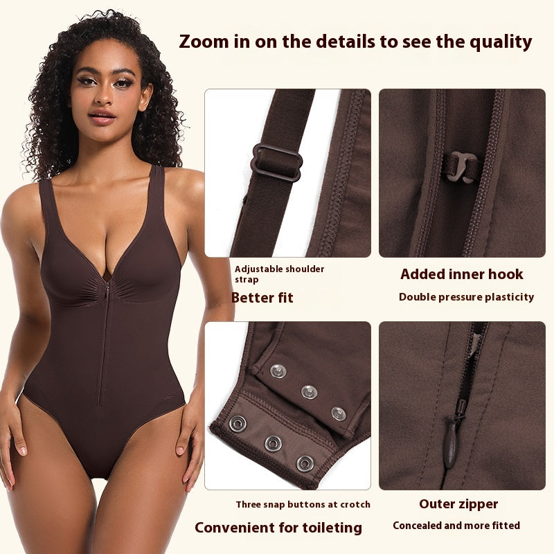 Seamless Backless Shaping Bodysuit & Belly Control Shapewear