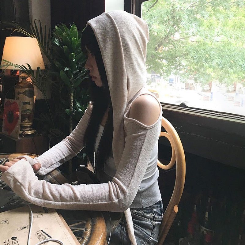 Women's Casual Long-Sleeve Hooded Pullover