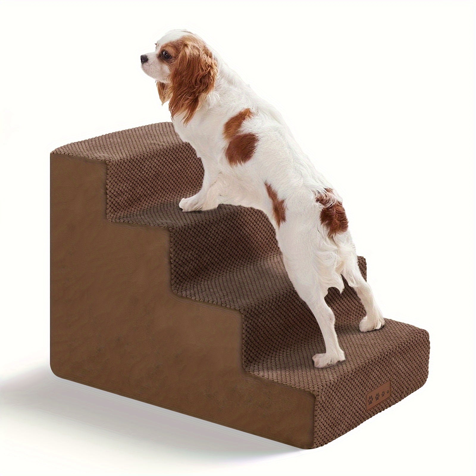 2, 3, 4, 5 Step Dog Stairs - Non-slip, Washable, Pet Stairs For Small/medium/large Dogs