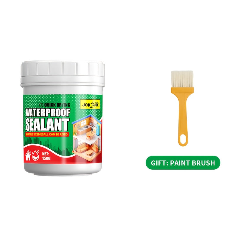 150g, Transparent Sealant | Invisible And Transparent Effect | Strong Adhesion, Suitable for Glass, Metal, Ceramics, And Wood | Leak-proof And Moisture-proof | UV Resistant And Weather-resistant | Suitable for Bathrooms, RVs, And Roof Gaps