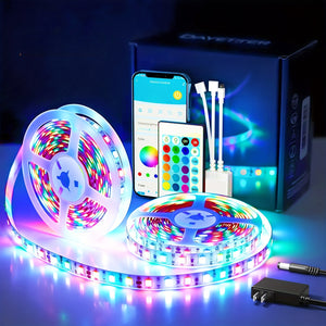 200FT Extra Long Smart LED Strip Lights, RGB with App & Remote Control, Timing&Dimmable, Music Sync Color Changing Light for DIY Bedroom, Living Room, Game Room Decor and Halloween