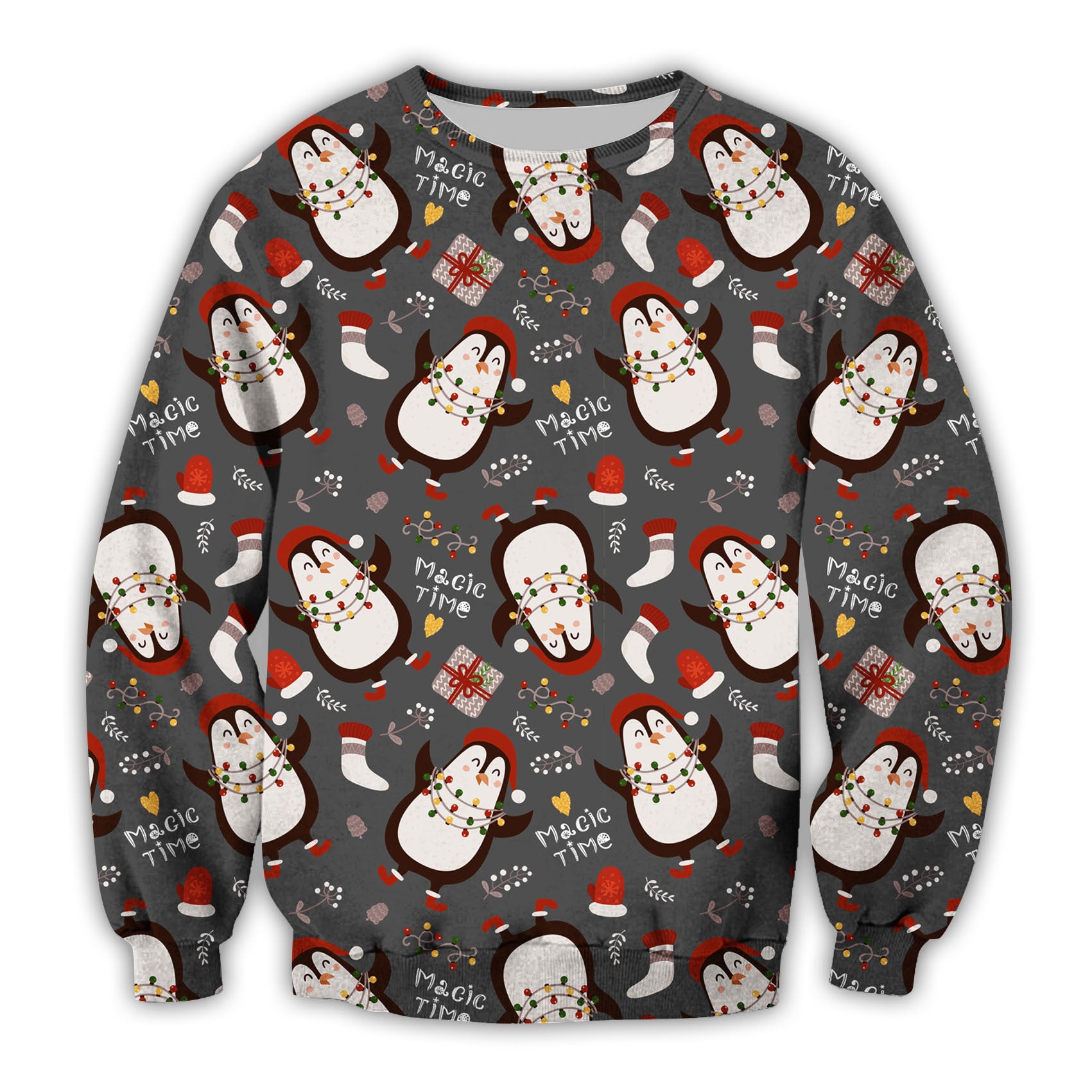 Festive 3D Christmas Hoodie for Women & Teens