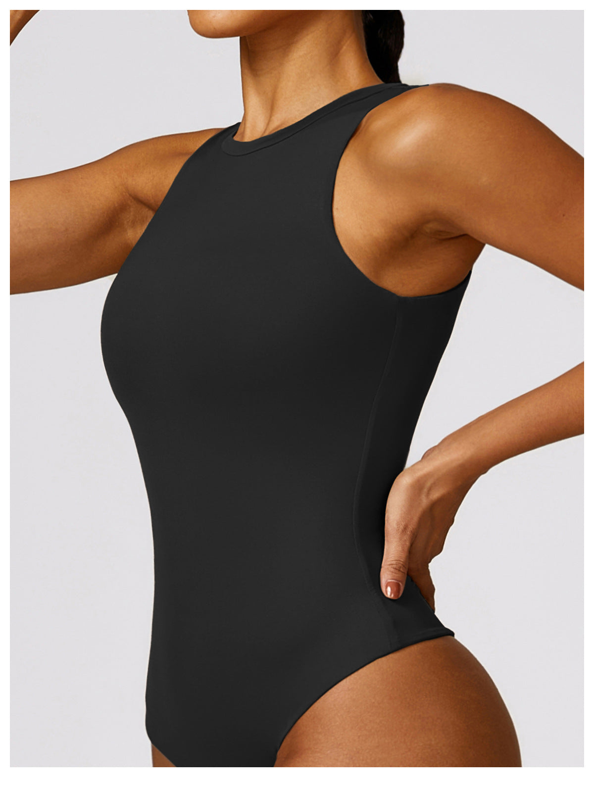 Nude Feel Tight Yoga Jumpsuit Bottoming Slimming