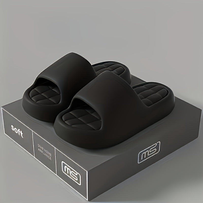 Unisex Platform Slippers with Soft Non-Slip Soles in Multiple Colors