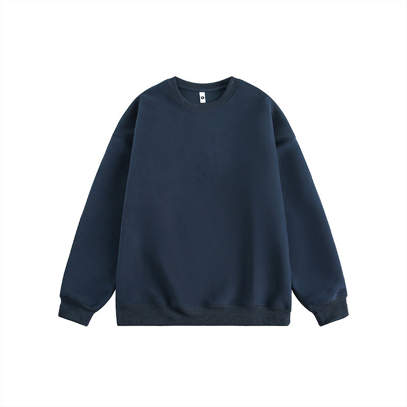 Cozy Loose Long-Sleeve Couple's Pullover Sweatshirt