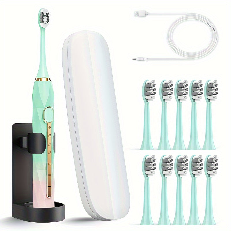 USB Rechargeable Acoustic Electric Toothbrush for Couples