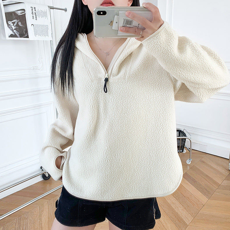 Women's Lightweight Fleece Sports Hoodie