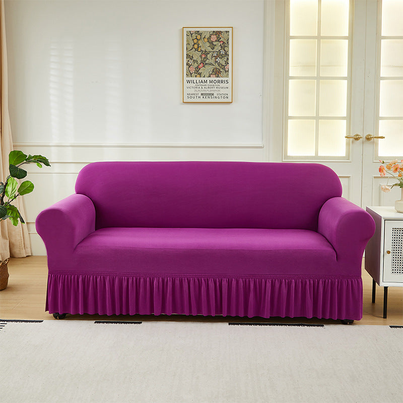 All-inclusive Four-season Fully Covering Elastic Milk Silk Sofa Cover