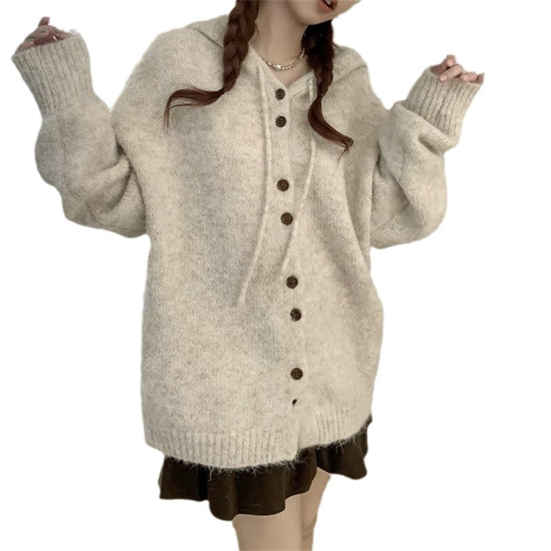 Loose and Idle Versatile Sweater Coat