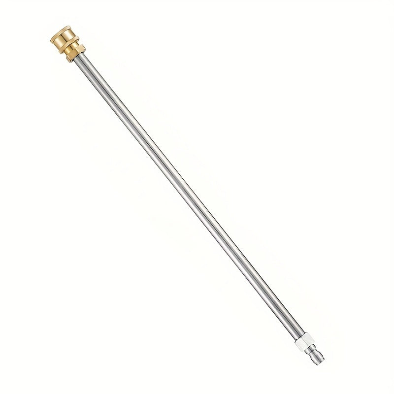 Stainless Steel Pressure Washer Extension Wand with 1/4" Quick Connect (M22 to 1/4")