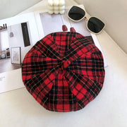 Vintage Octagonal Beret Hat for Women
