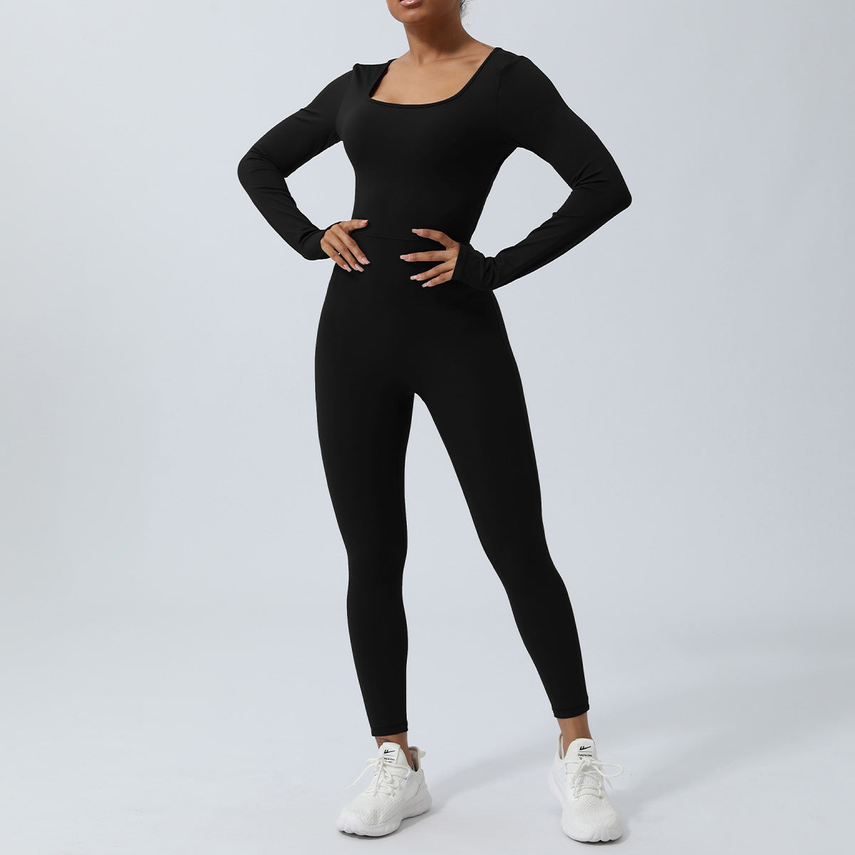 Women's Quick-Drying Backless Hip-Lifting Fitness Bodysuit