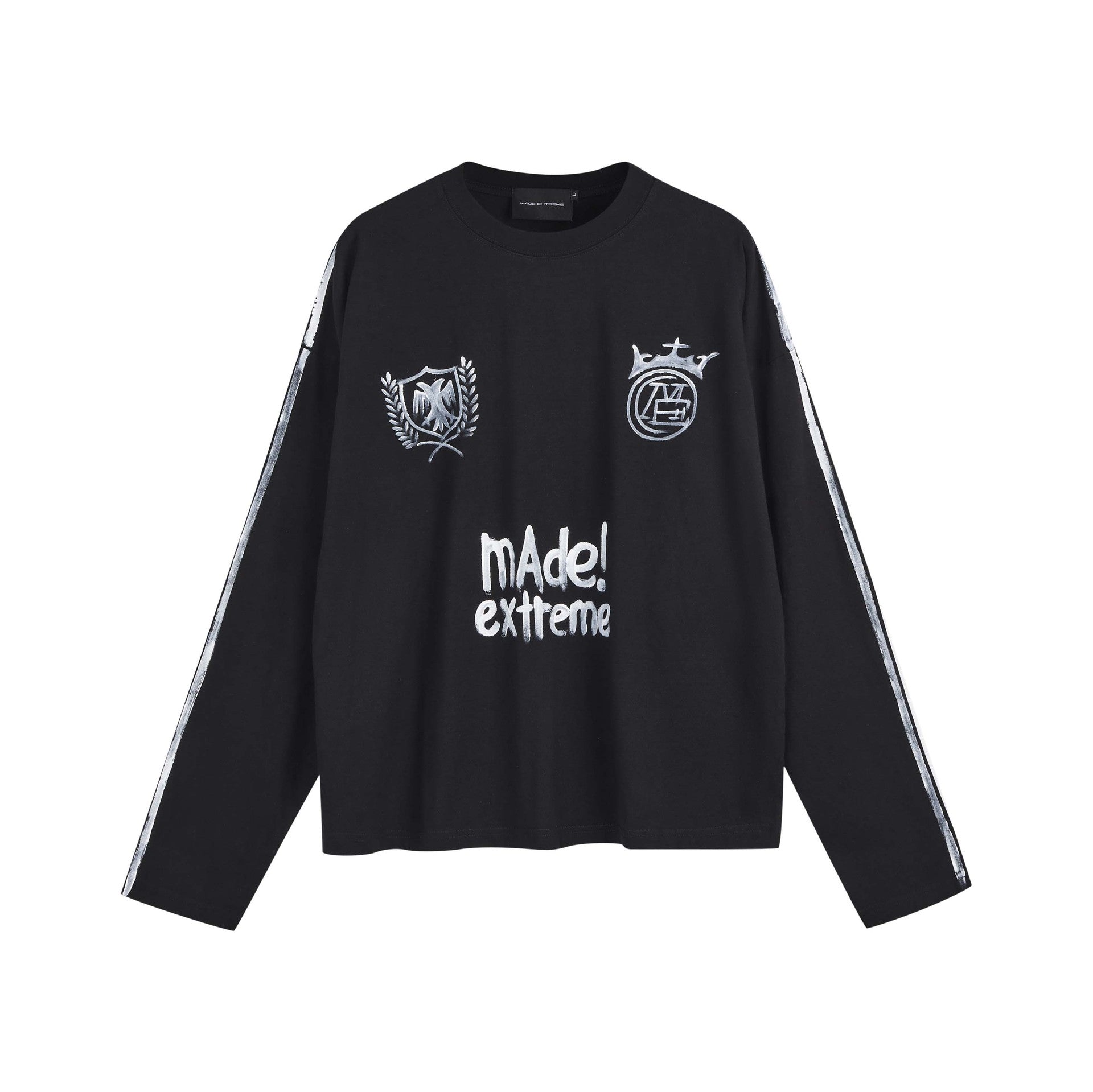 Vintage Hand-Painted Oversized Soccer Jersey Hoodie
