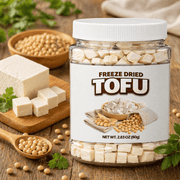 Freeze-Dried Tofu Cubes, 2.83 oz, 1 cm Bite-Size Pieces