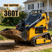 Compact Mini Skid Steer Loader with Vertical In‑situ Turning, Gasoline Engine and Traction Winch