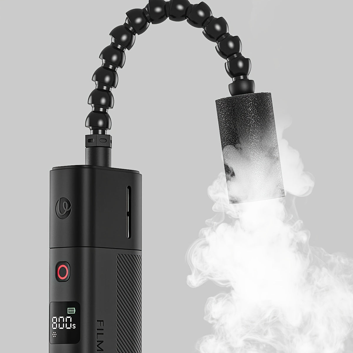 Portable Smoke Machine with Adjustable Mist and Dry Ice Modes, LCD Display, Type‑C Charging, Food‑Grade Safe – Includes Carrying Case