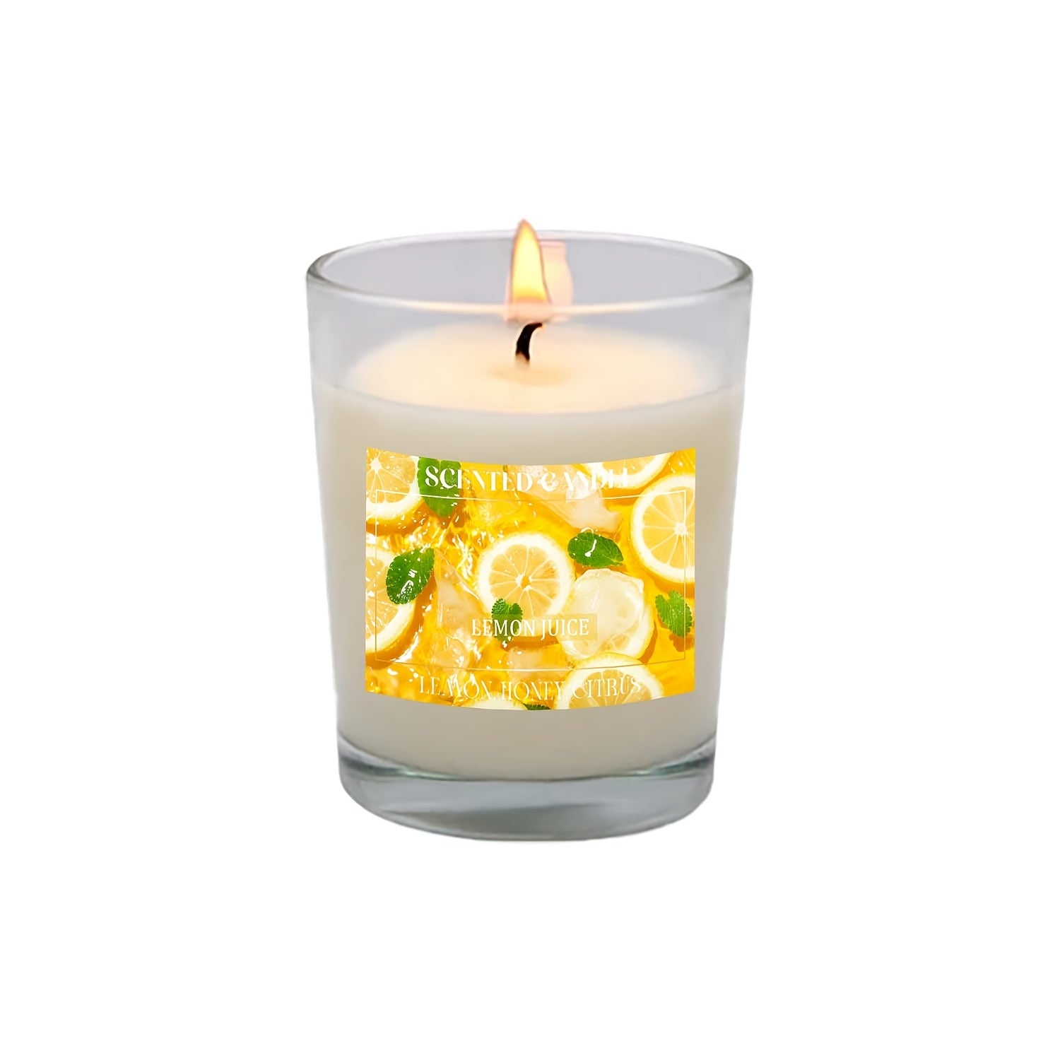 Holiday Scented Candle Gift Set – Long‑Lasting Soy Candles with Rose, Lemon, Sandalwood, Vanilla, Lavender, and Gardenia Scents