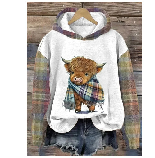 3D Printed Cat Casual Long Sleeve Hoodie Sweatshirt