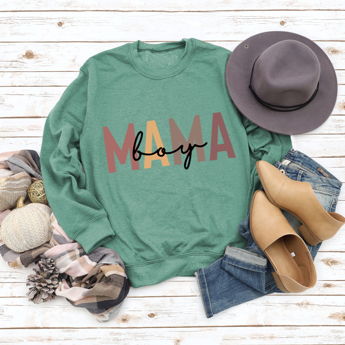 Women's Cotton Printed Loose Fit Sweatshirt