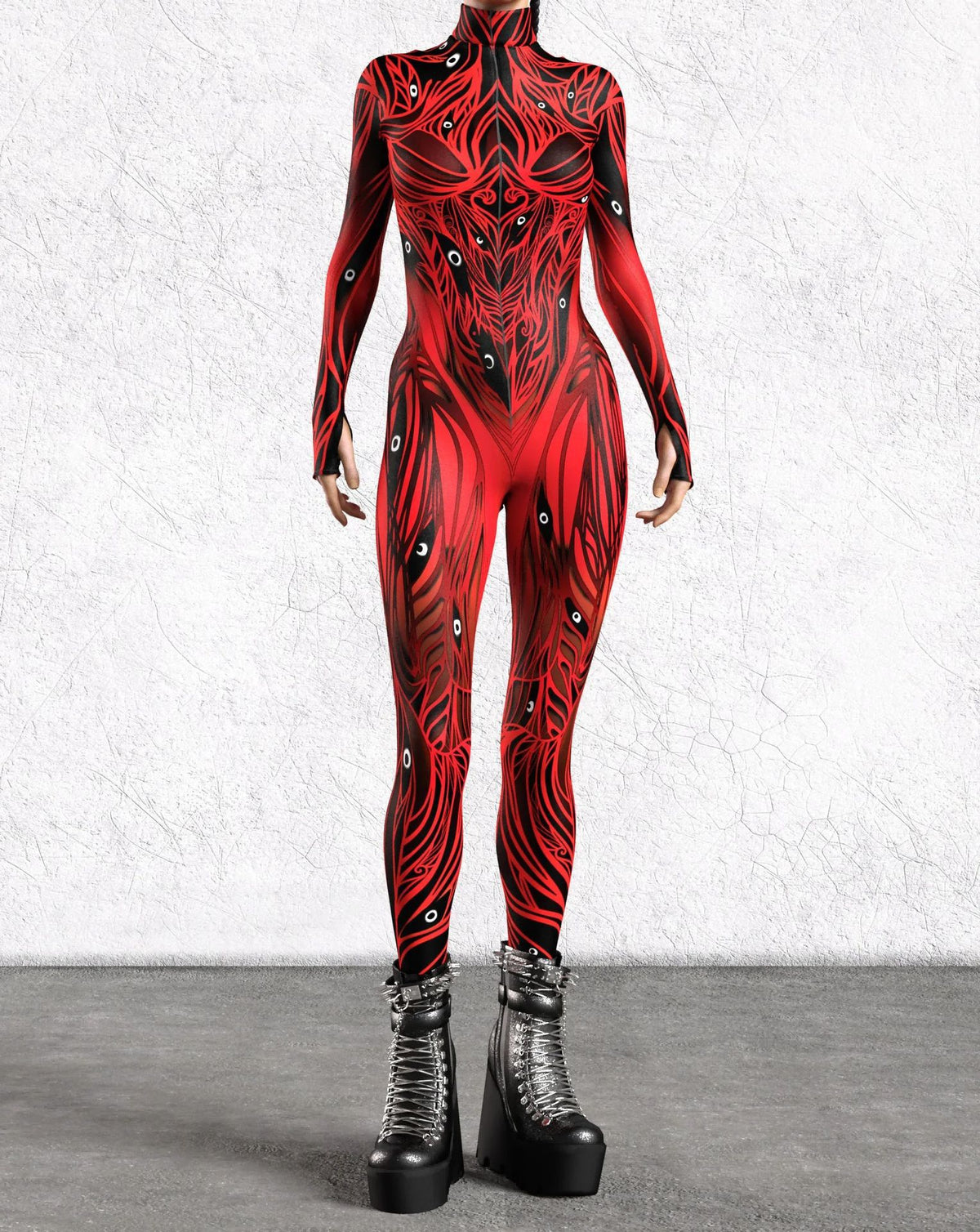 Tights Digital Printing One-piece Play Costume