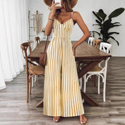 Loose-fitting Sleeveless Backless Jumpsuit For Women