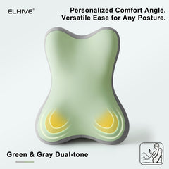 Large Memory Foam Wedge Reading Pillow with Adjustable C-Shaped Backrest