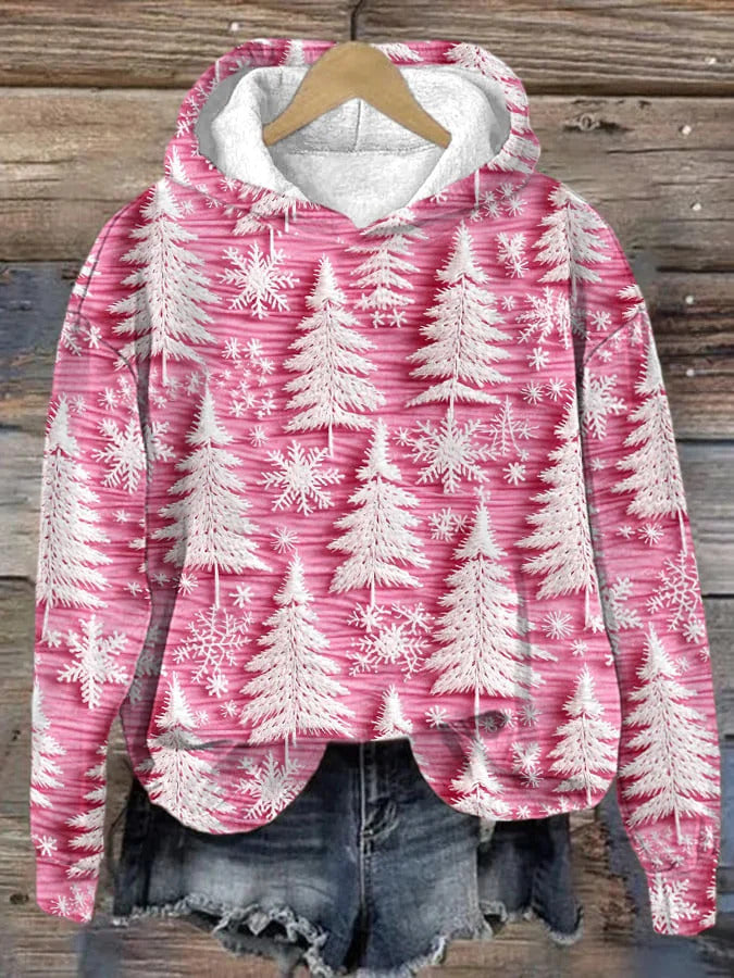 Women's 3D Printed Casual Hooded Jacket