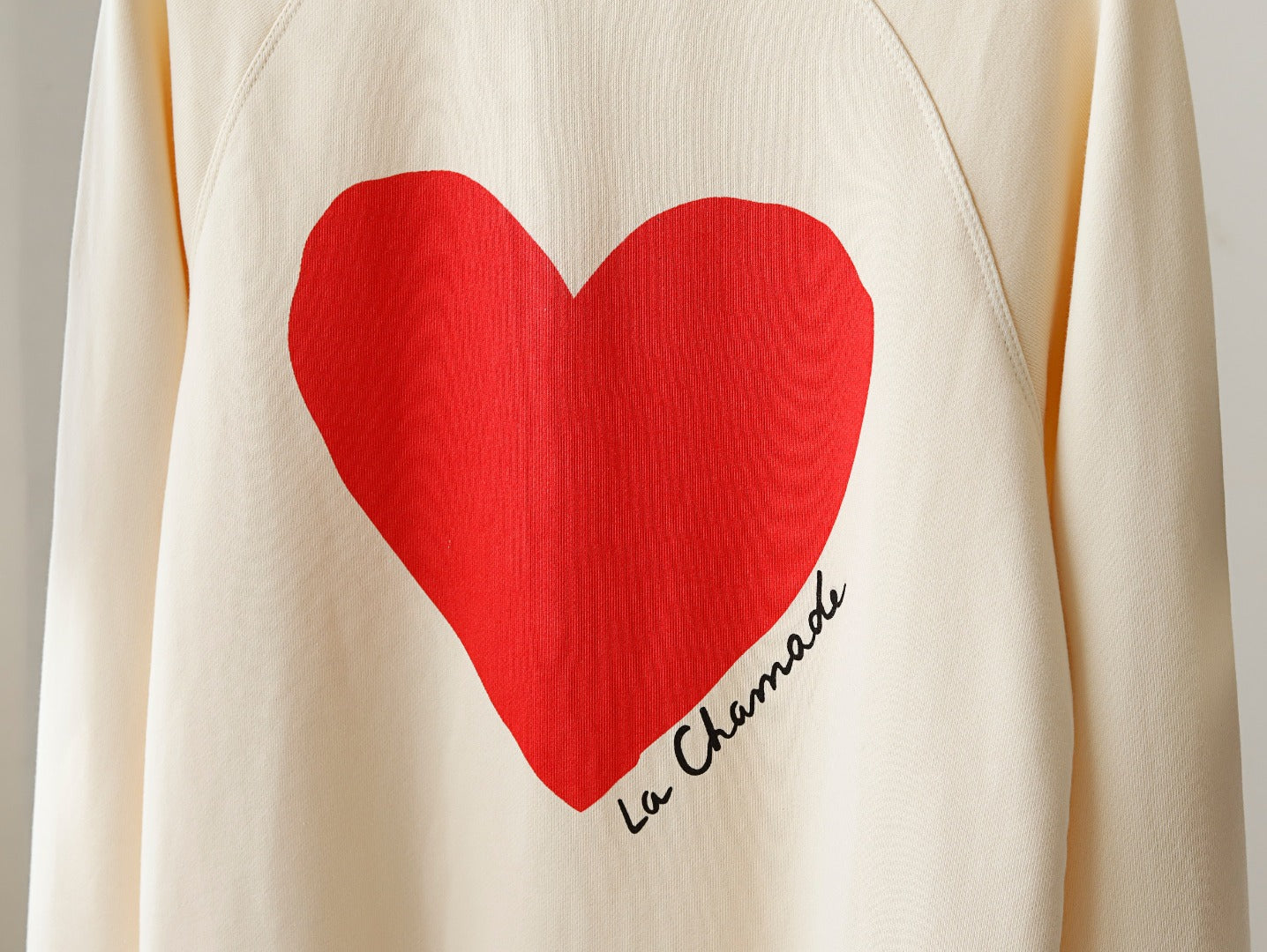 Cozy Heart Print Loose Fit Sweatshirt