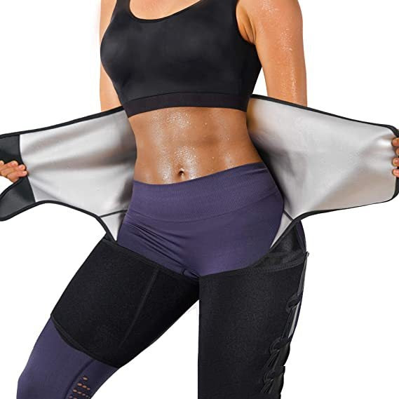 3-in-1 Sweat Waist and Thigh Trimmer Belt