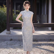 Womens Retro Elegant Figure-flattering Dress